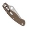 Spyderco 2024 Spyderco Reveal 14, Military 2 Brown Canvas Micarta Cpm Cru-Wear, Plain Edge SPY-C36MPCW2 - alternate 2